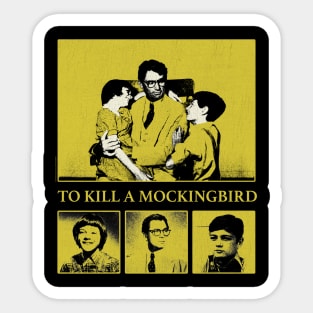 to kill a mockingbird Sticker